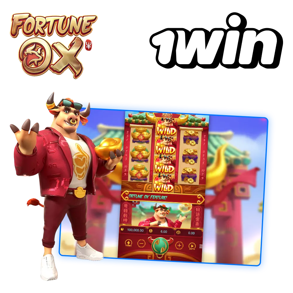 Teste sua sorte no Fortune Ox da 1win e ganhe prêmios.