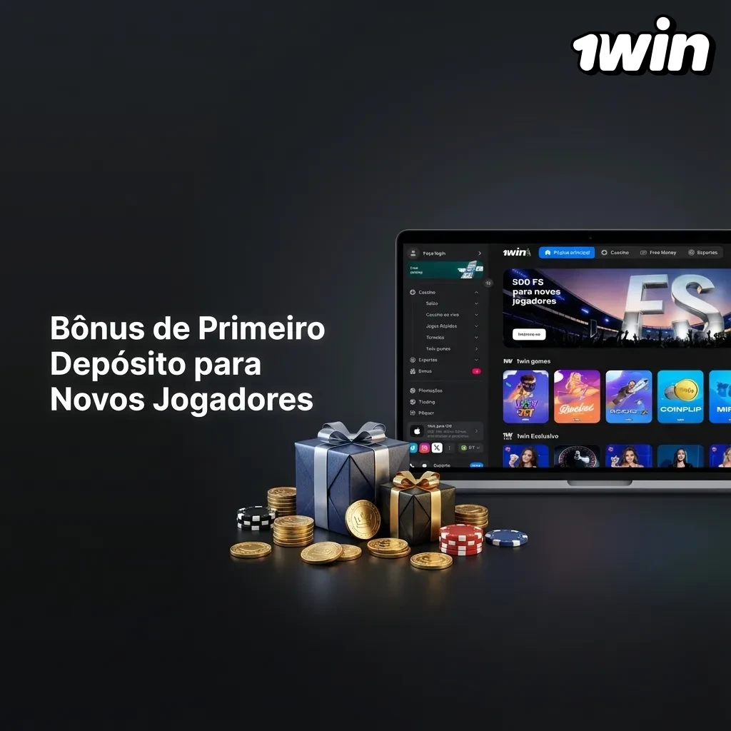 Welcome bonus offer showing 500% match up to R$11,200 for new players' first deposit on casino and sports betting platform