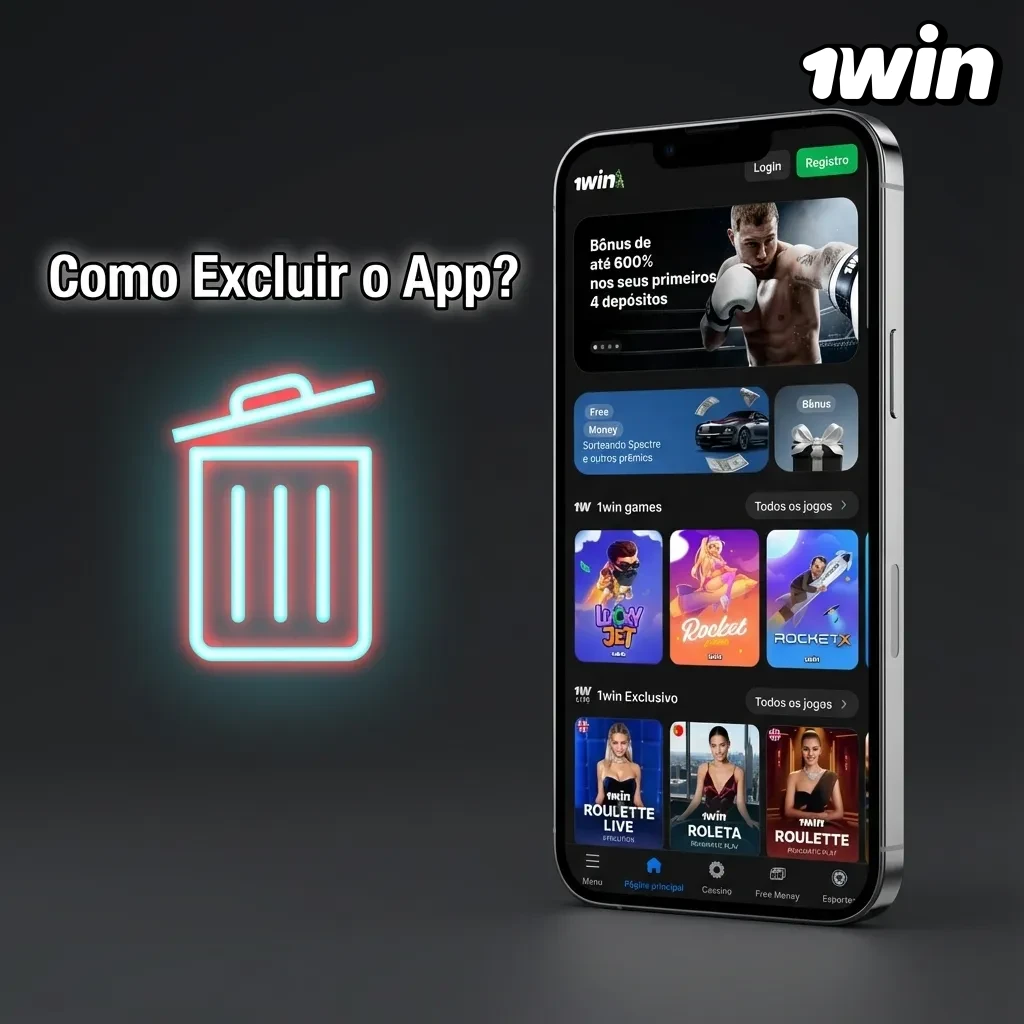 Smartphone screen showing app uninstall options on Android and iOS devices