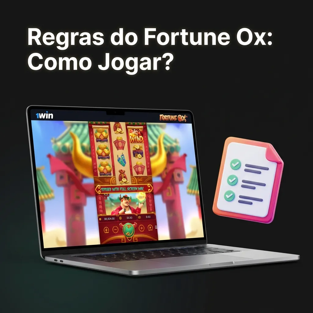 Fortune Ox 3x3 slot grid showing spin button, bet controls, and Wild symbols that substitute for winning combinations.