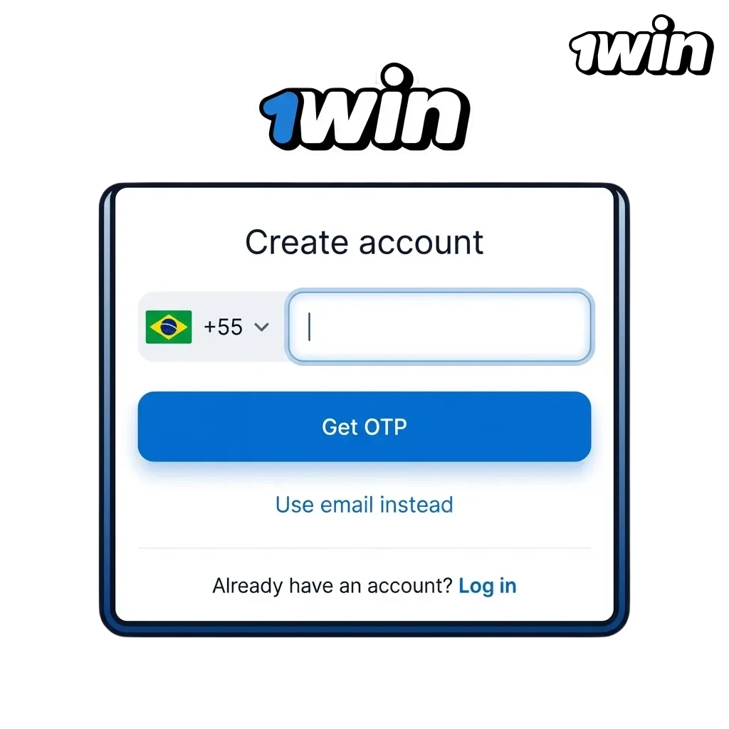 1win registration, login and verification interface for sports betting and casino games with welcome bonus offer