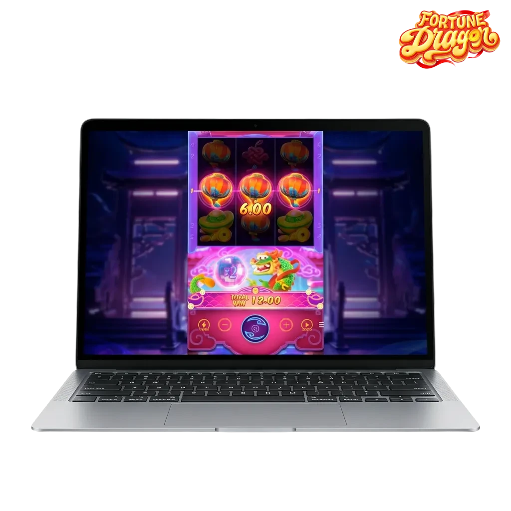 Fortune Dragon slot game interface showing 1win casino platform with Brazilian Pix payment options and bonus promotions