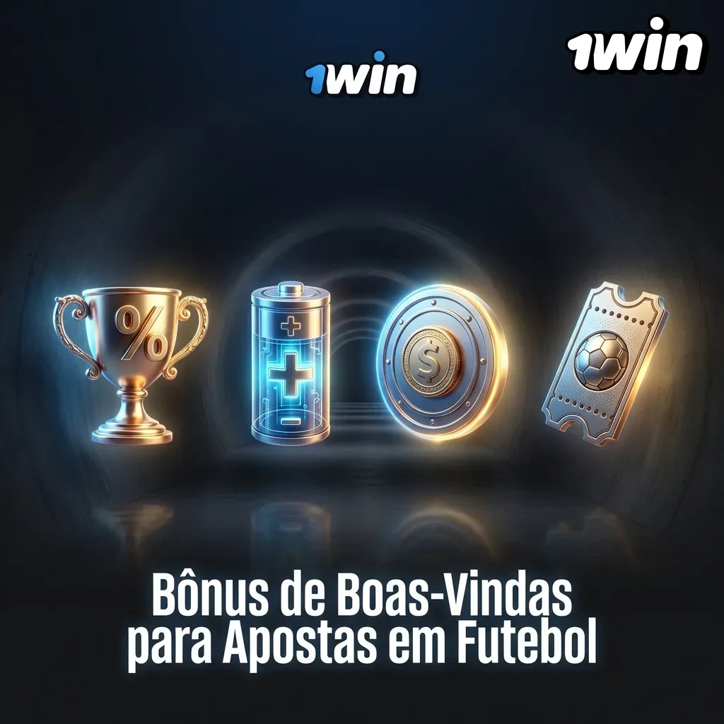 1win welcome bonus promotional banner showing 500% bonus up to 11,200 BRL for new football betting customers