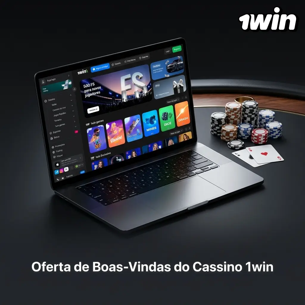 Oferta de boas-vindas 1win: bônus de até 600% e 500 giros grátis nos primeiros 4 depósitos
